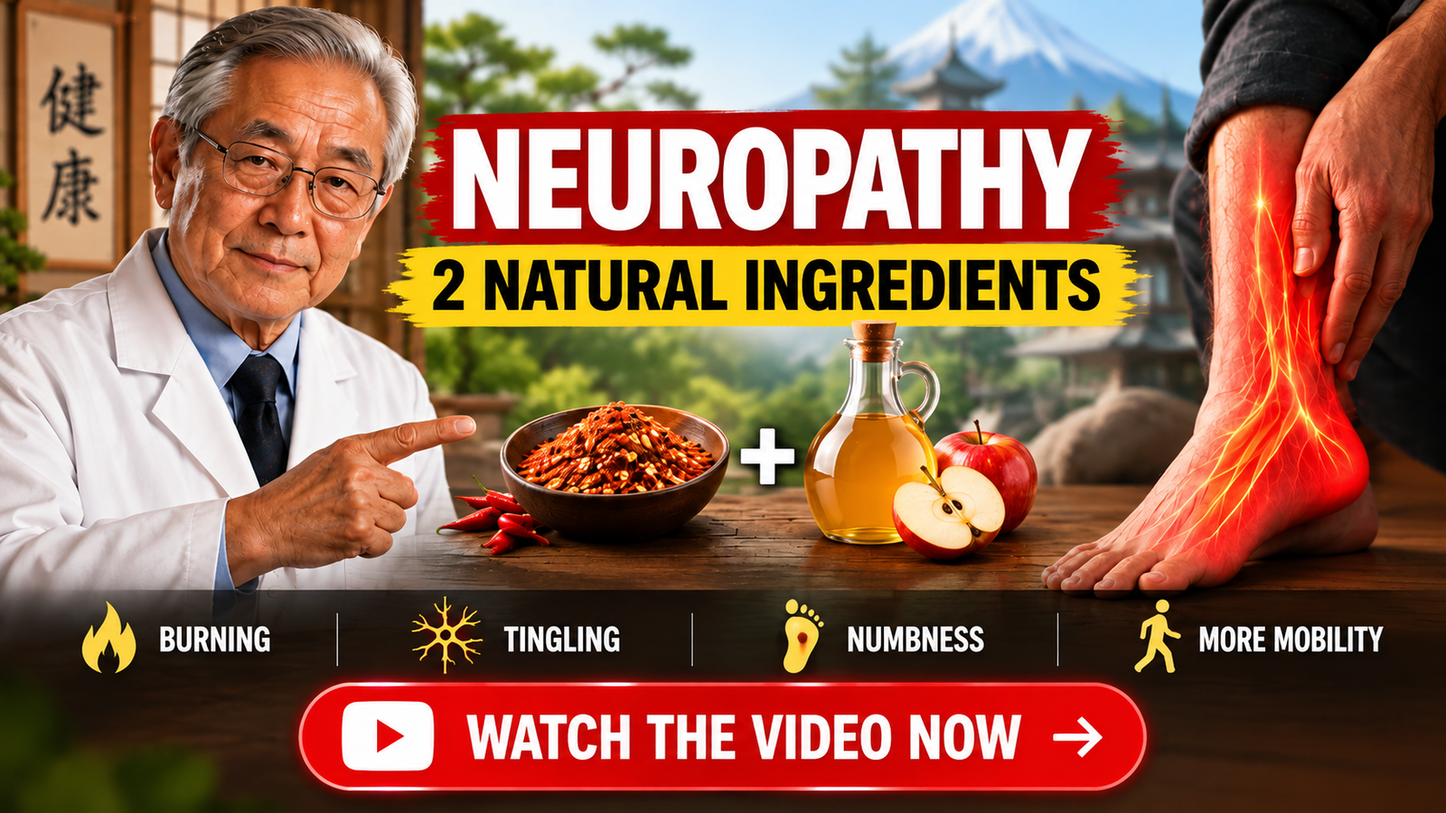 Neuropathy presentation about a Japanese two-ingredient approach